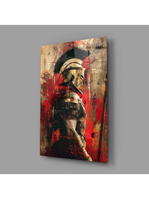 İnsigneart Insigne Art Design Gladyatör Cam Tablo || Tasarımcı Koleksiyonu