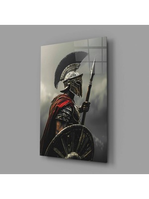 İnsigneart Insigne Art Design Gladyatör Cam Tablo || Tasarımcı Koleksiyonu