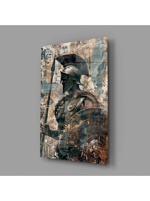 İnsigneart Insigne Art Design Gladyatör Cam Tablo || Tasarımcı Koleksiyonu
