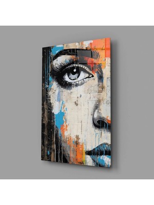 İnsigneart Insigne Art Design Yarım Portre Cam Tablo || Tasarımcı Koleksiyonu