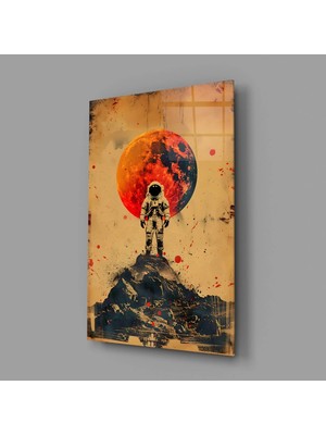 İnsigneart Insigne Art Design Astronot Cam Tablo || Tasarımcı Koleksiyonu