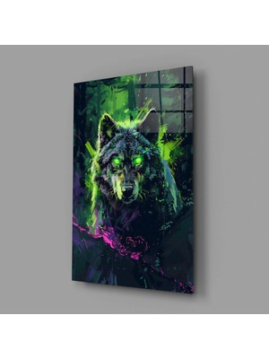 İnsigneart Kurt Cam Tablo || Tasarımcı Koleksiyonu