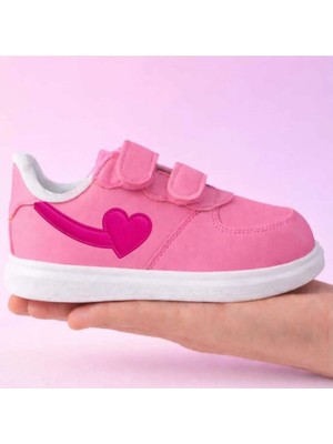 Archie Pet Kız Çocuk Pembe Love Ok Baskılı Spor Ayakkabı