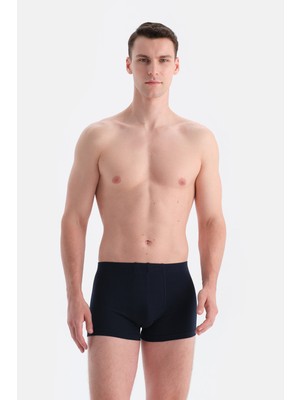 Dagi Lacivert Kumaş Kaplama Basic Boxer
