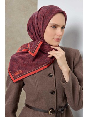 Silk Home Tencel Monare Eşarp Etnik Desen Siyah 90X90