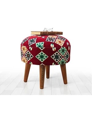 Vivense Melik Kilim Puf, Lidya Desenli