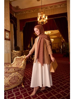 Silk Home Monogram Pamuk Ipek Şal 461001-22