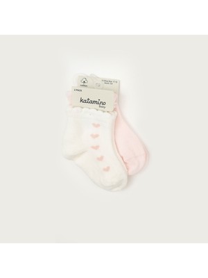 Katamino Minimi 2'li Kız Bebek Çorap 44162