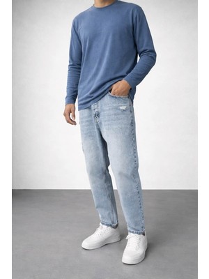 Ohepmoda Boyfriend Kalıp Lazer Erkek Kot Pantolon