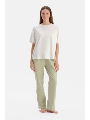 Dagi Açık Yeşil Örme Pantalon