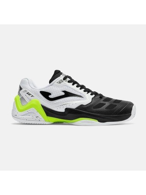 Joma TSETS2632C Set Toprak Kort Erkek Tenis Ayakkabısı Siyah/beyaz