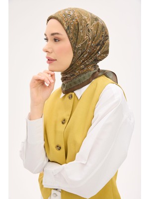 Silk Home Arve Eşarp Viona Kahverengi 90X90