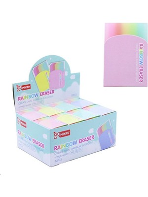 Mikro E2259  Rainbow Pvc Silgi 32'li