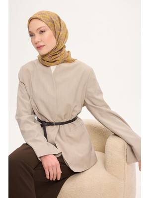 Silk Home Tencel Monare Eşarp Bahar Desen Hardal 90X90