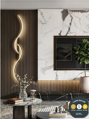 Lzy Avize Store Modern Siyah S Aplik 3 Renkli Duvar Lambaları