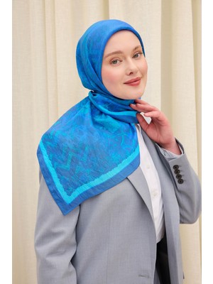 Silk Home Velora Eşarp Art Koyu Mavi 90X90