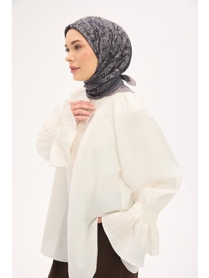 Silk Home Arve Eşarp Viona Gri 90X90