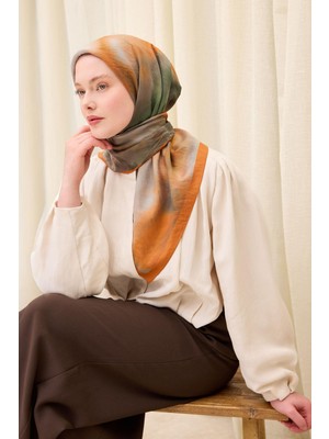 Silk Home Velora Eşarp Sis Desen Pas Rengi 90X90
