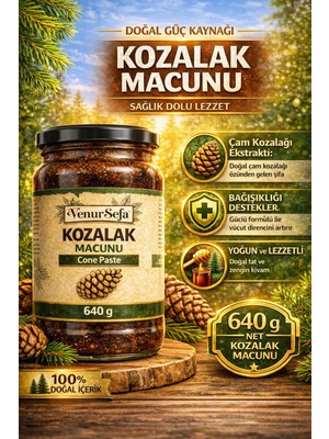 Çam Kozalağı Macunu 640 gr – Doğal Bağışıklık, Enerji ve Solunum Desteği