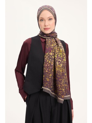 Silk Home Tencel Monare Şal Haki Taş Desen 75X195