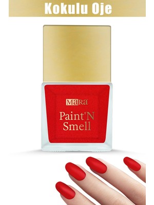 Mara Paint'N Smell 15ml Rose Passion Kokulu Oje, Gül Kokusu ile Özel Özellikler Taşır
