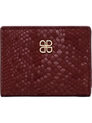 Derimod Kadın Bordo Baskılı Cüzdan 000A2D564540