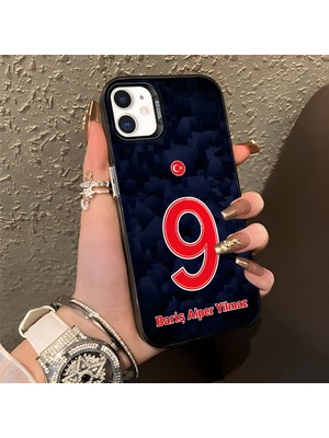 HONTINGA iPhone 11 ile Uyumlu Kılıfı Silikon Kenar Sert Arka Düşüme Önleyici Basitlik Anti Düşme Kamera Korumali Dünya Kupası 9 Numara Barış Alper Yılmaz Desen Telefon Kılıfı K1-1212
