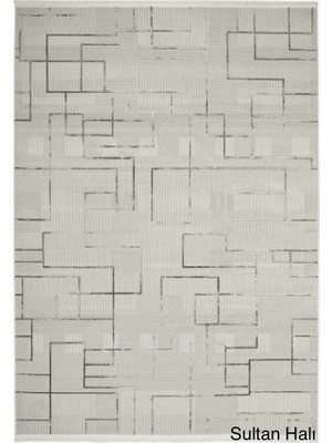 Sultan Halı Olympia SF205 Grey Antrasit (Kare Desen)