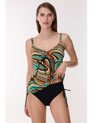 Ayyıldız 4671 Yeşil Desenli Tankini