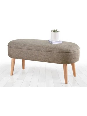 Vivense Lednok Bench Puf, Kahve