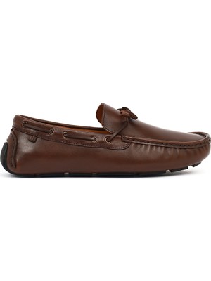 Derimod Erkek Kahverengi Deri Casual Loafer 26SFD602118