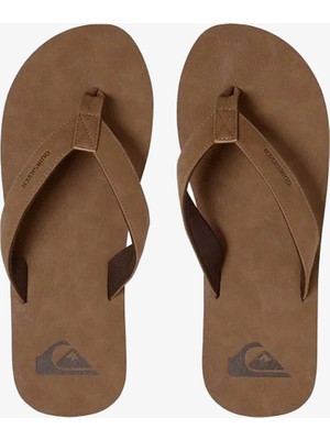 Quiksilver Molokaı Nubuck Erkek Kahverengi Parmak Arası Terlik AQYL100373-16848