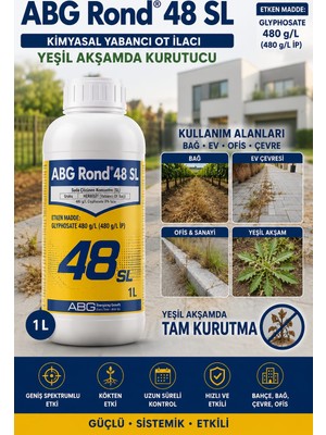 ATS OT İLACI YEŞİL KURUTAN ABG ROUND 1 LT