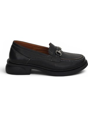 Kadın Hakiki Deri Loafer Ayakkabı
