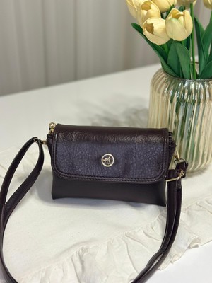 Huma Çanta Minimal Kapaklı Günlük Mini Çapraz Çanta