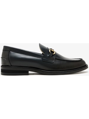 Duke + Dexter Wilde Bit Loafer Siyah Deri Erkek Ayakkabı