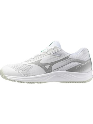 Mizuno Cyclone Speed 5 Unisex Voleybol Ayakkabısı Beyaz / Gri