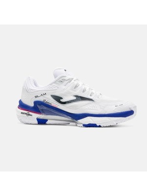 Joma TSLAMS2602OM Slam Toprak Kort Erkek Padel Ayakkabısı Beyaz/koyu Mavi