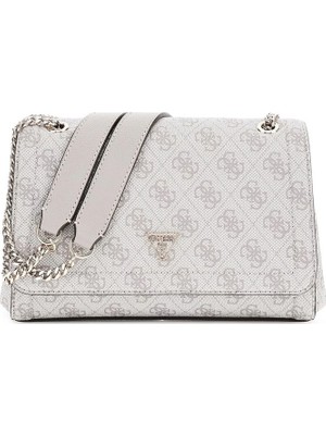 Guess Noelle Iı Dönüştürülebilir Kapaklı Kadın Mavi Omuz Çantası HWBG9672210-BNN
