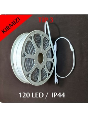 Erbay 220V Şerit LED 120 Ledli Kırmızı