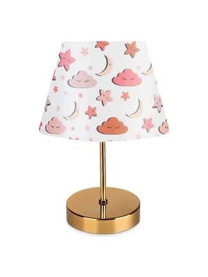 Vivense Evlight Nura Abajur 1076 Pembe & Gold