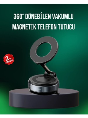 Alüminyum Gövdeli Manyetik Araç Içi Telefon Tutucu