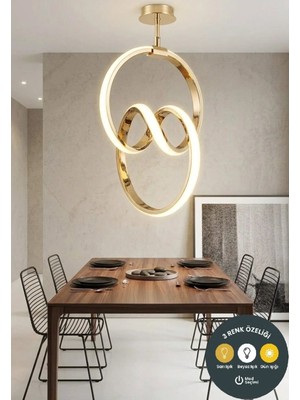 Lzy Avize Store 3 Renkli Signature Eskitme Sarkıt Avize Modern Salon, Mutfak, Çocuk Odası ve Antre Aydınlatma