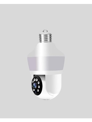 Star Light Hareket Algılamalı 360° Wi-Fi Akıllı Ampül Kamera