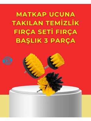 Matkap Ucu Temizlik Aparatı 3’lü Fırça Seti