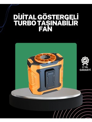 USB Şarjlı Kompakt El ve Boyun Fanı Çok Fonksiyonlu
