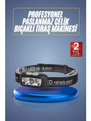 Ayarlanabilir Kafa Lambası Type-C Şarjlı Kompakt Kamp Lambası