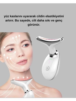 Kablosuz Şarjlı Yüz Masaj Cihazı | Cilt Yenileyici ve Nem Dengeleyici