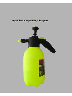 2 Litre Pompalı Püskürtücü Bakır Nozullu Ayarlı Sprey Temizlik ve Bahçe