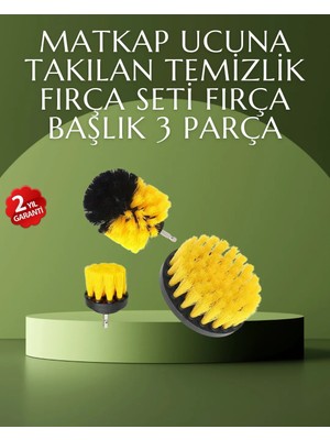Matkap Ucu Temizlik Fırçası Seti Ev ve Araç Için